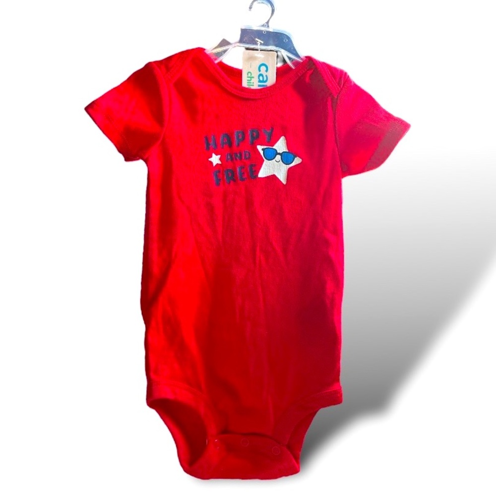 NWT Carter My First 4th July  Body Suit NEW onesie holiday red baby infant